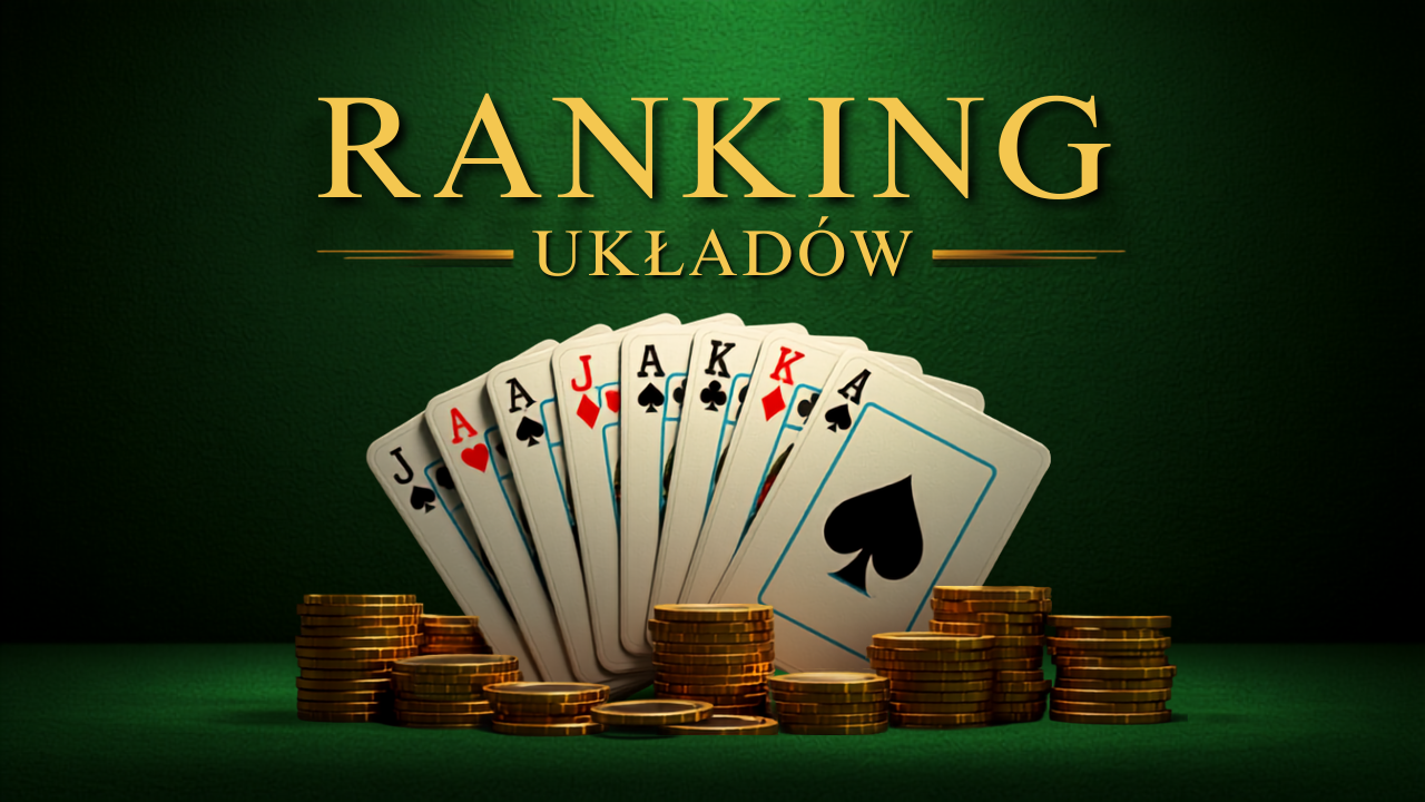 Ranking układów pokerowych — co bije co w Texas Hold'em